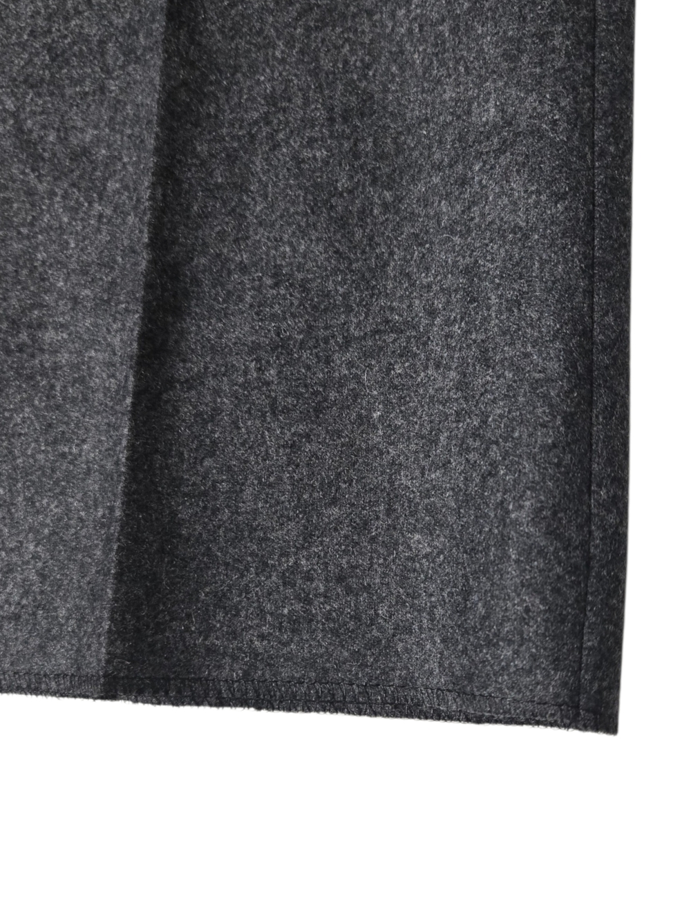 Calvin Klein Charcoal Melange Wool Suit Made in Italy Unfinished Hem 2 Piece 40R - Picture 10 of 15